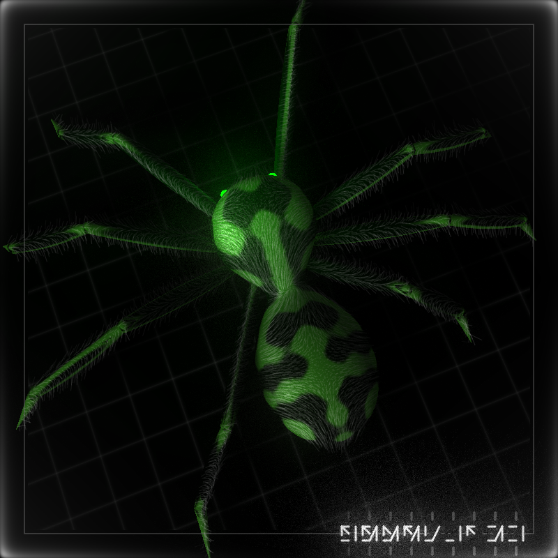 Impure Spiders #17 static token preview