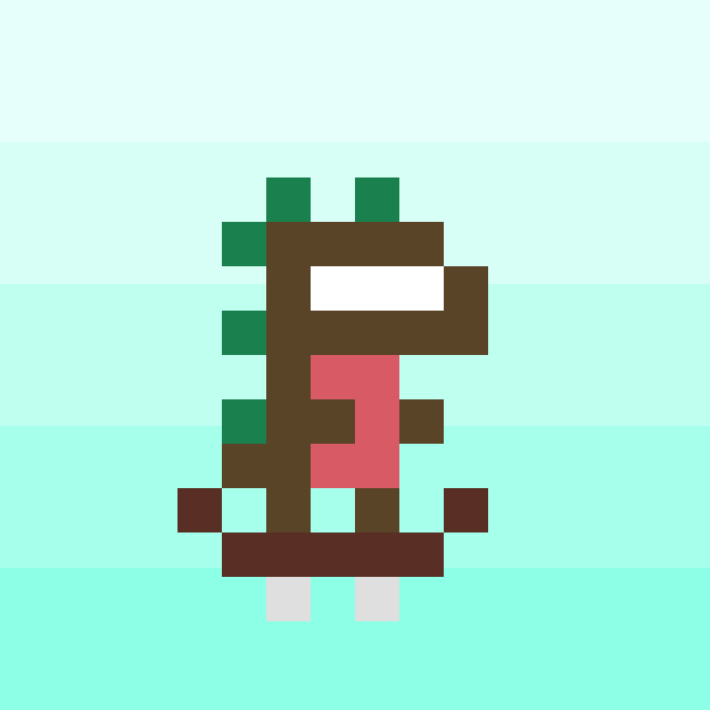 Coded Tiny Dinos #279 static token preview