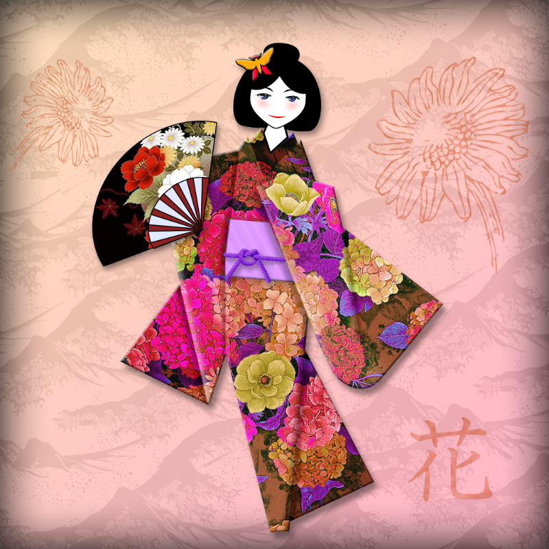 Origami Girls #4 static token preview