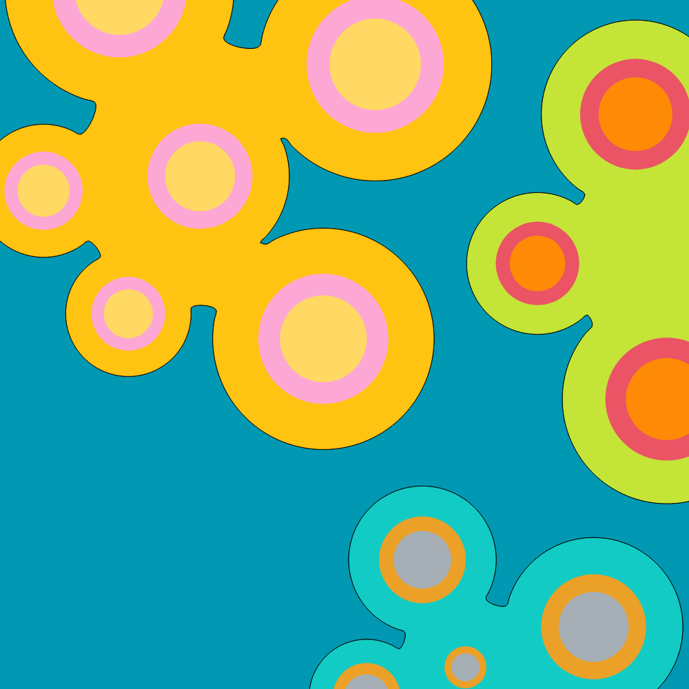 Colorful cartoon shapes(free edition) #11 static token preview