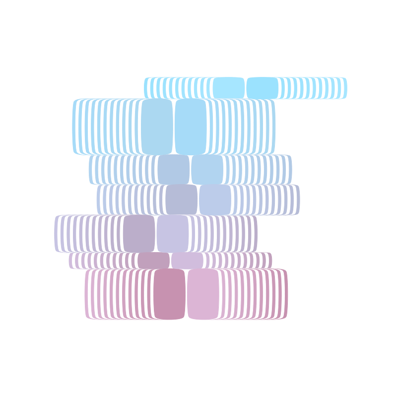 Reflection of Stripes 001 #24 static token preview