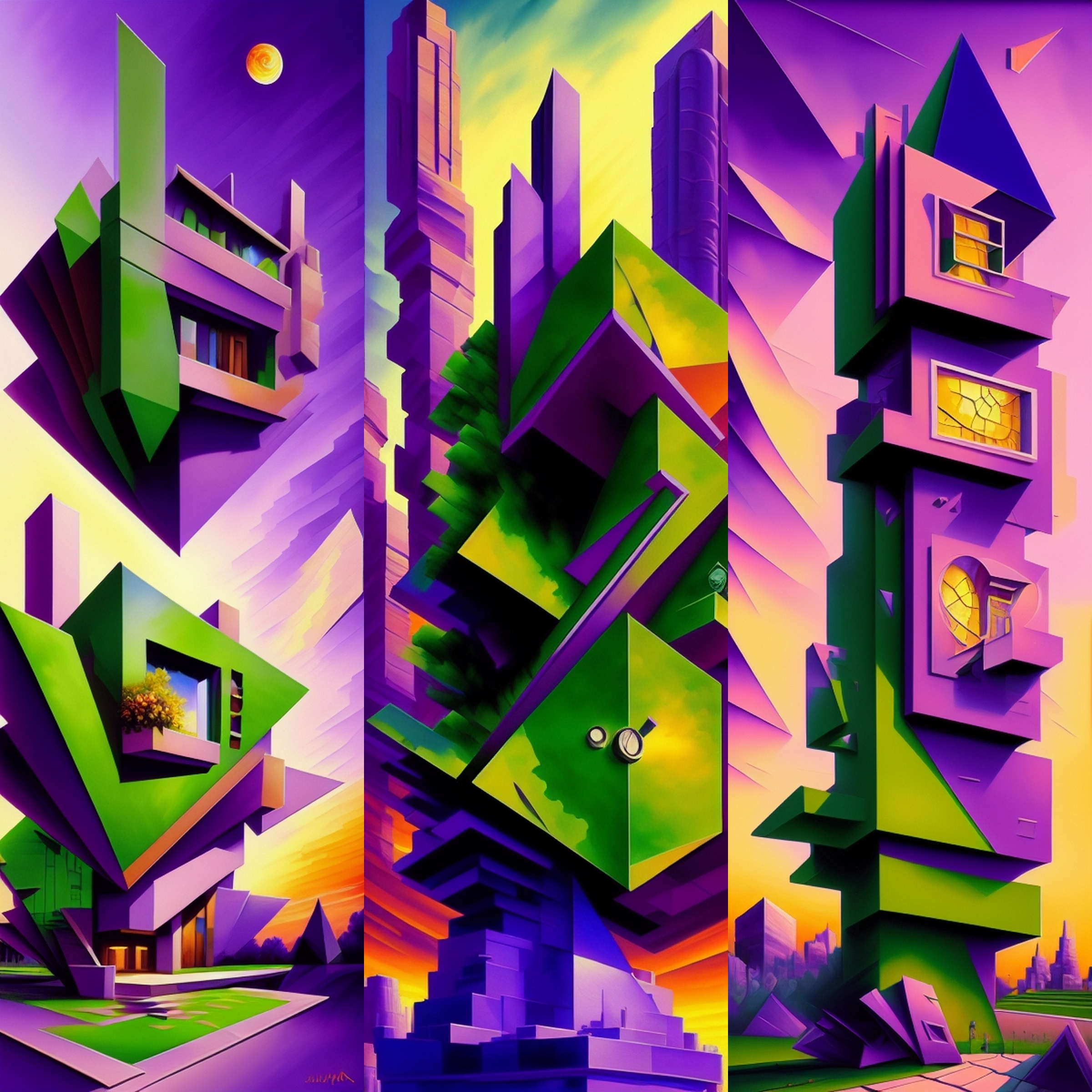 Purple City #1 static token preview