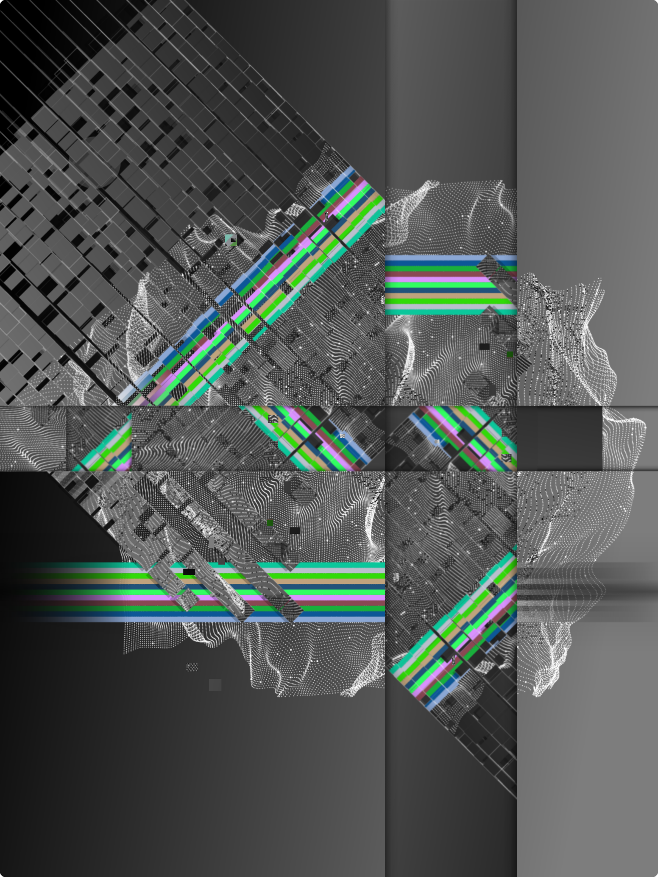 Fronteras en abstracto #1 static token preview