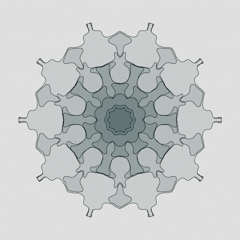 Handdrawn Kaleido #4 static token preview