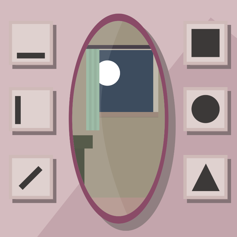 A moon in\and the mirror. #23 static token preview