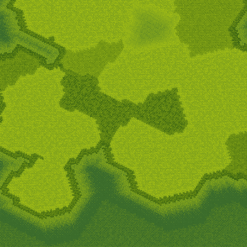 Littlecube Maps: Green Dithering #20 static token preview
