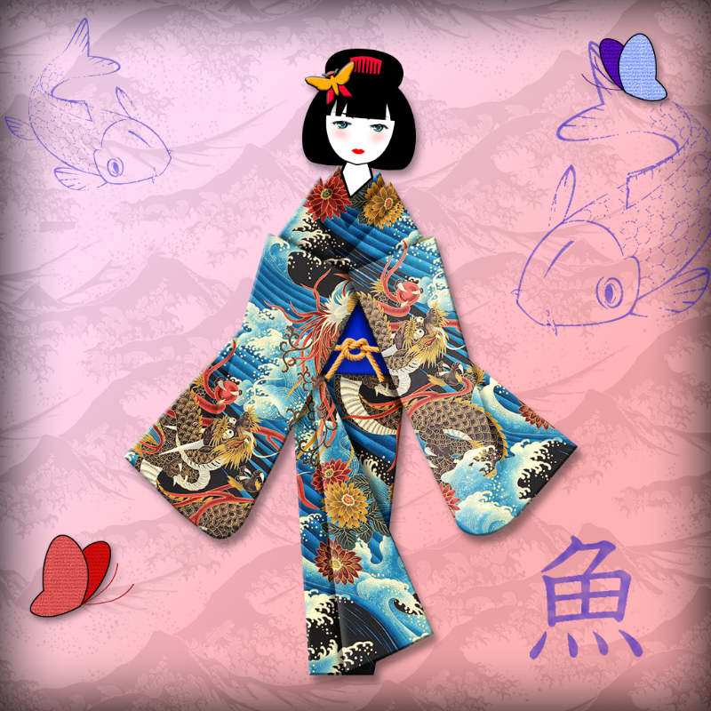 Origami Girls #15 static token preview