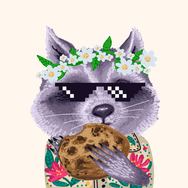 Cool Raccoon Collection #44 static token preview