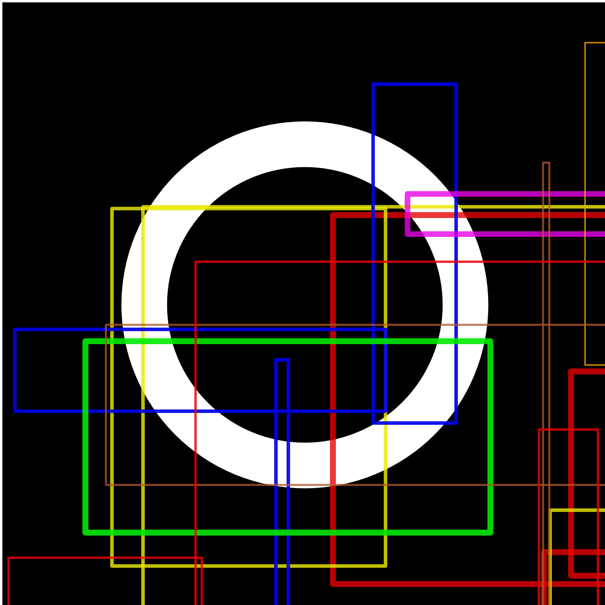Study in Seven Coloured Strokes (+ B & W) #4 static token preview