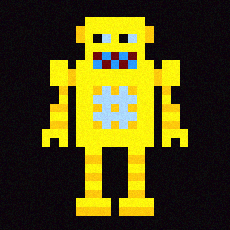 Pixelbots #4 static token preview