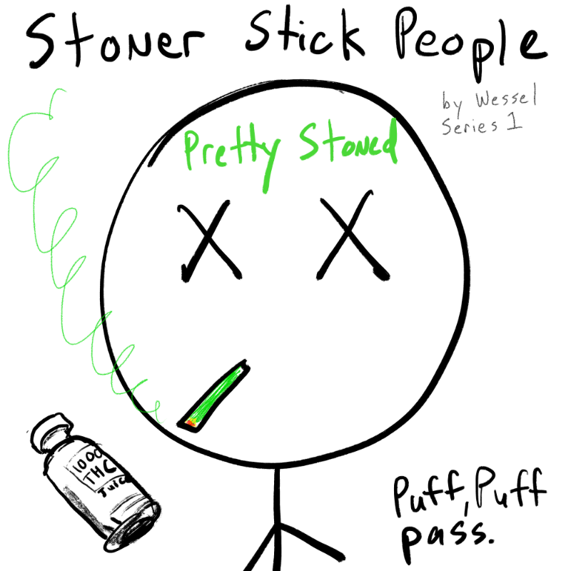 Stoner Stick People #99 static token preview