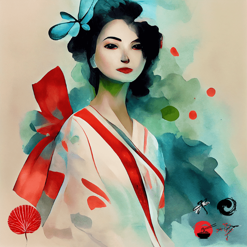Ocean Geisha #5 static token preview