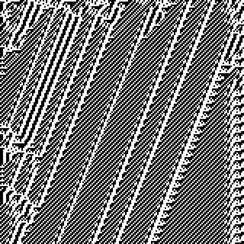 Colored Elementary Cellular Automaton #12 static token preview