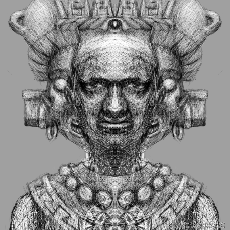 One Tezo Drawings_310+ #3 static token preview