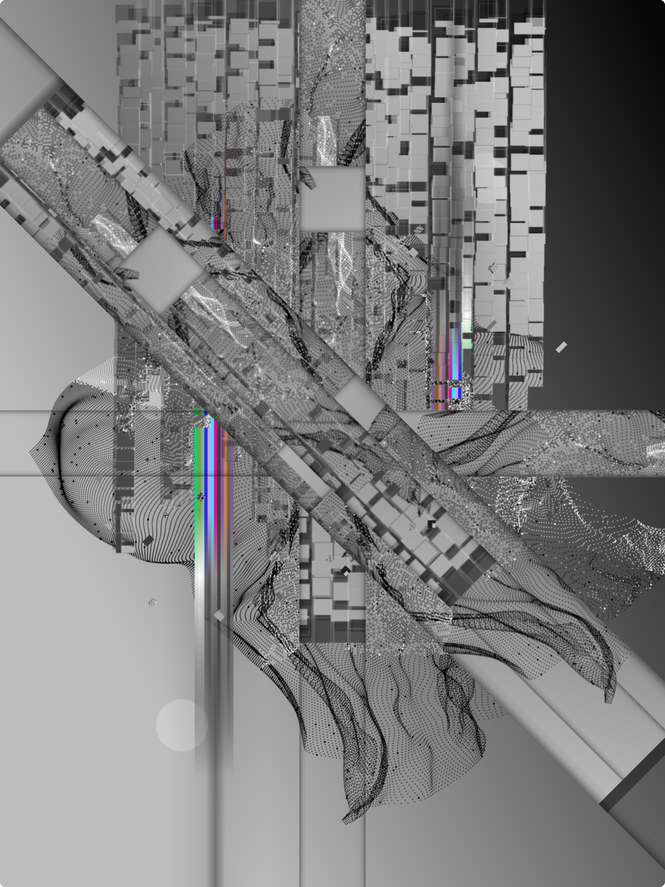 Fronteras en abstracto #143 static token preview