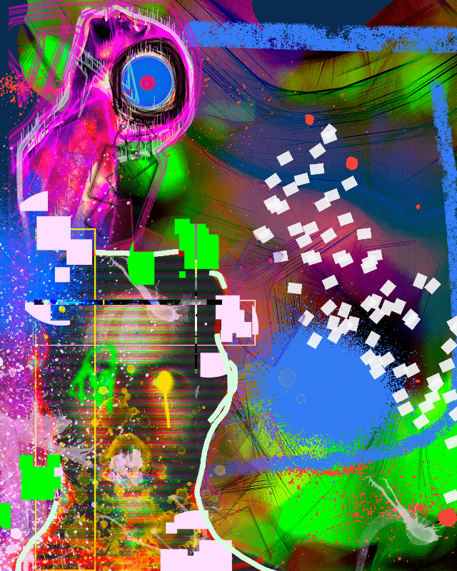 Humans, Art and Androids #2 static token preview
