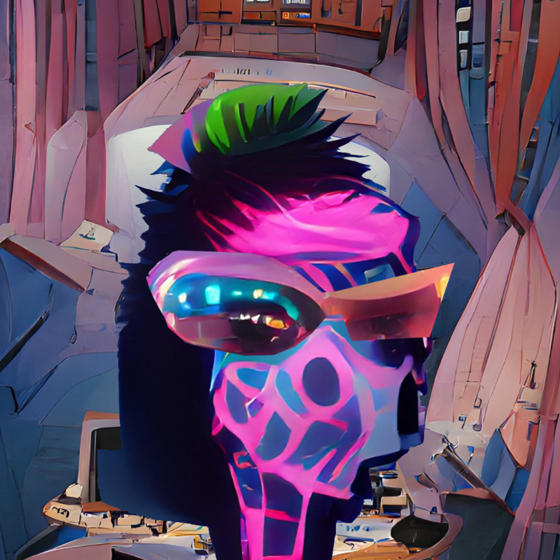 Female hack squad #13 static token preview