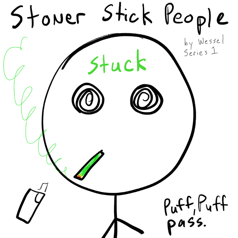 Stoner Stick People #186 static token preview