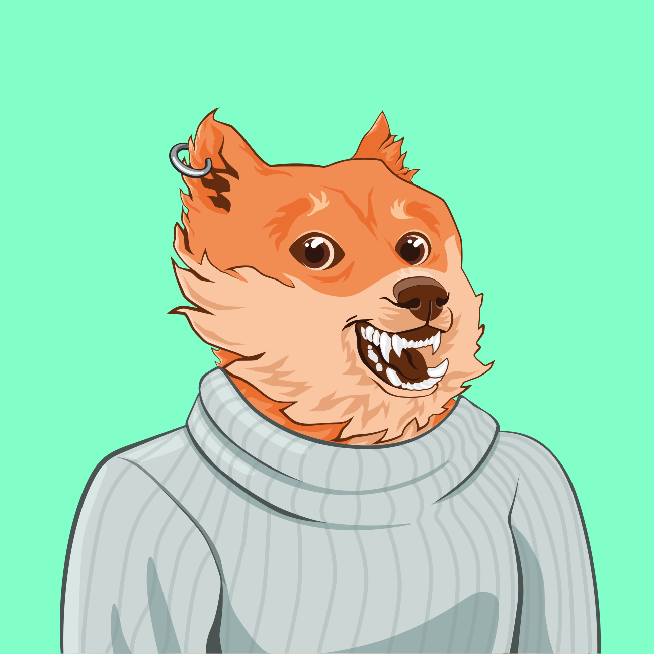 Peach Doge #4 static token preview