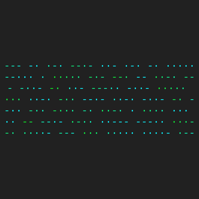Hash > Morse #10 static token preview