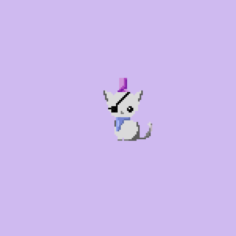 Pixel Cats #7 static token preview