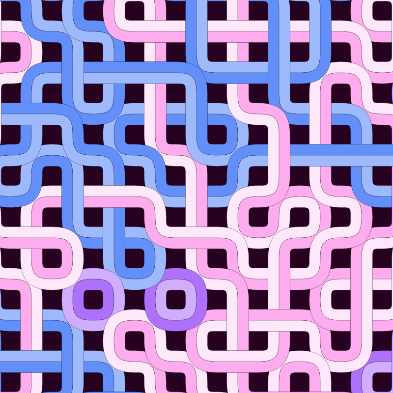 Bézier Truchet #242 static token preview