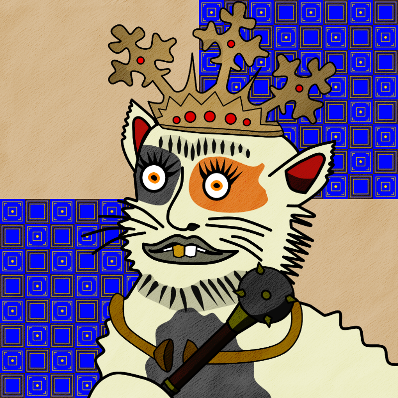 Famous Medieval Cat #18 static token preview