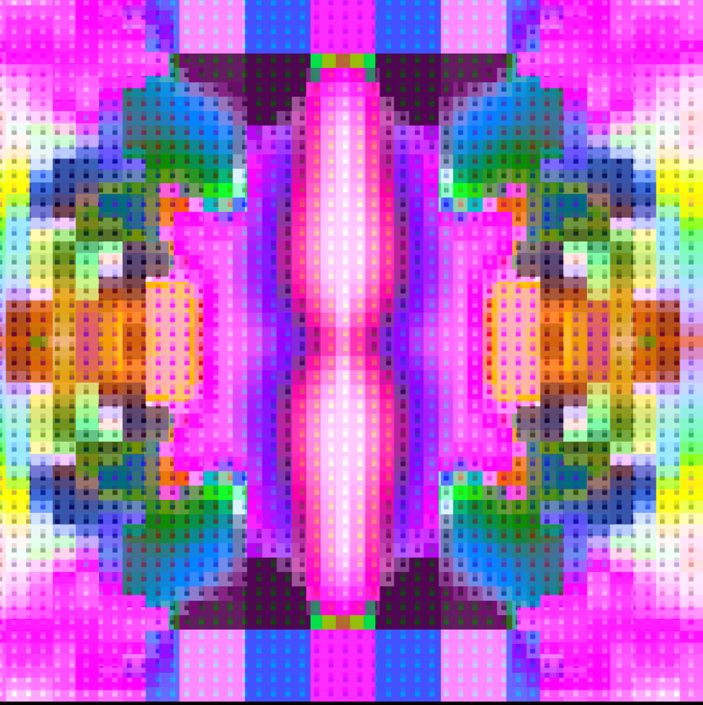 Magical Pixelated Kaleidoscope #20 static token preview