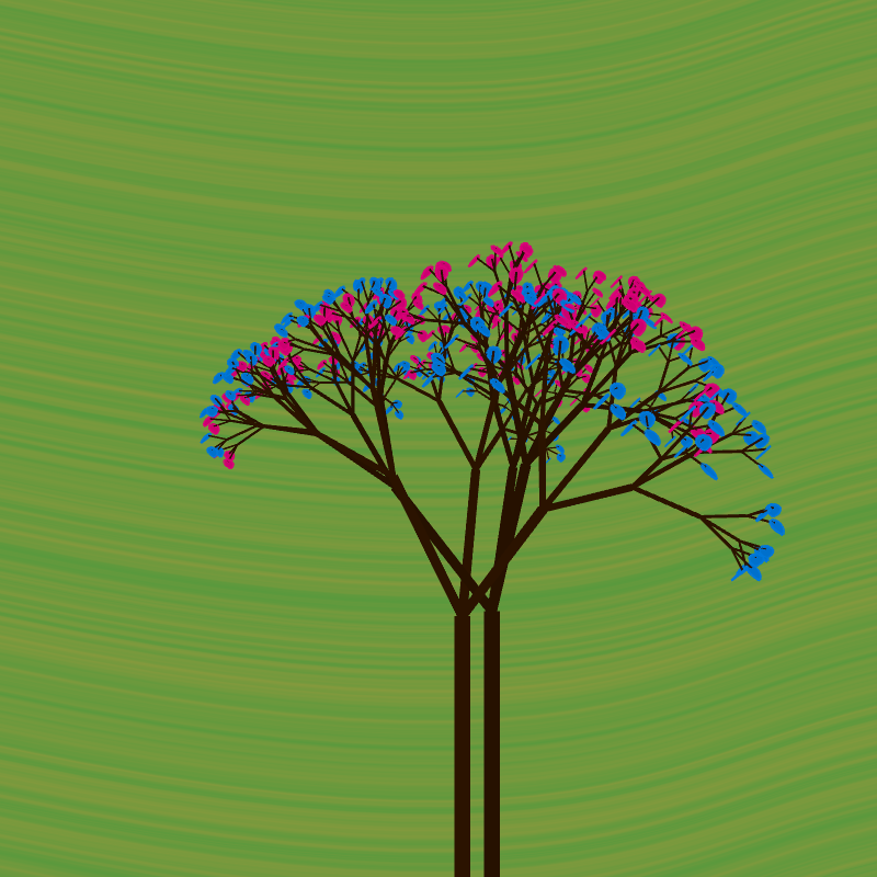 Two Trees #25 static token preview