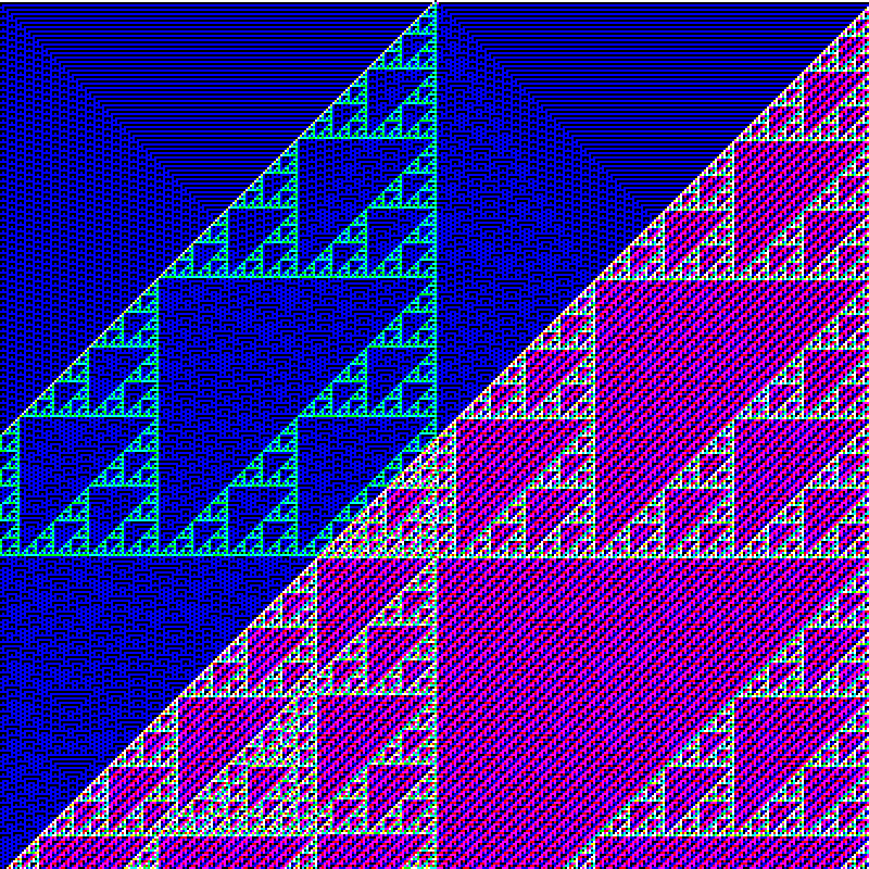 RGB Elementary Cellular Automaton #657 static token preview