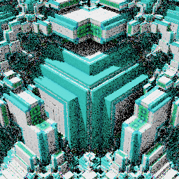 Colorful cubic sponge forms #5 static token preview