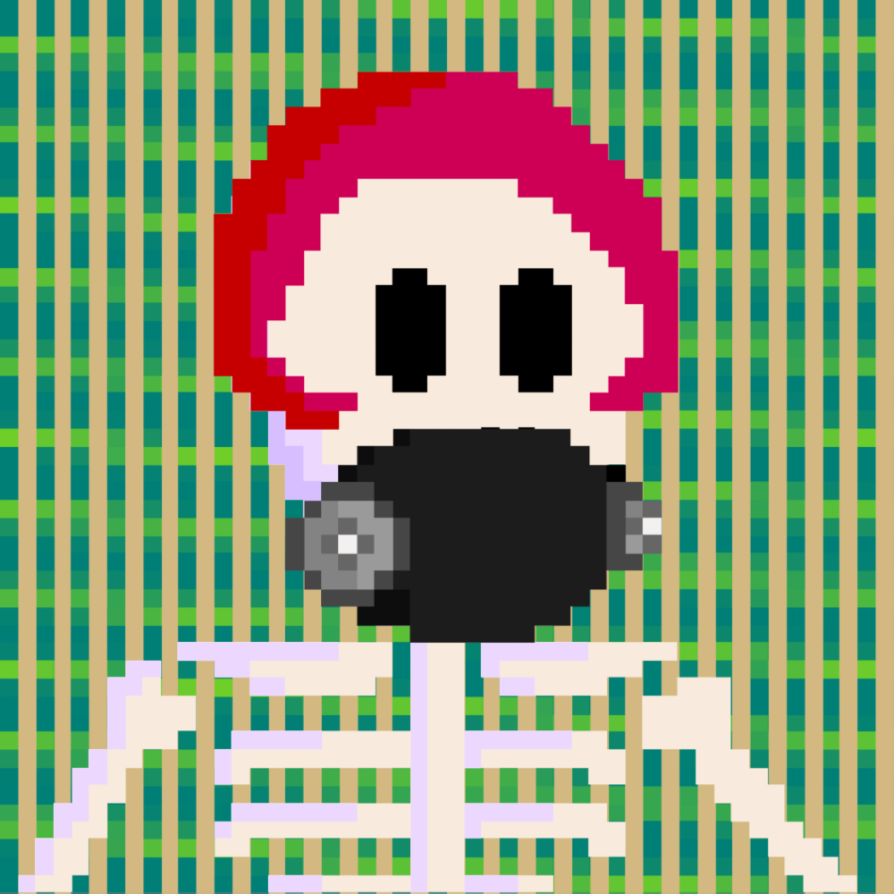 PIXEL SKULLETTI 1 #22 static token preview