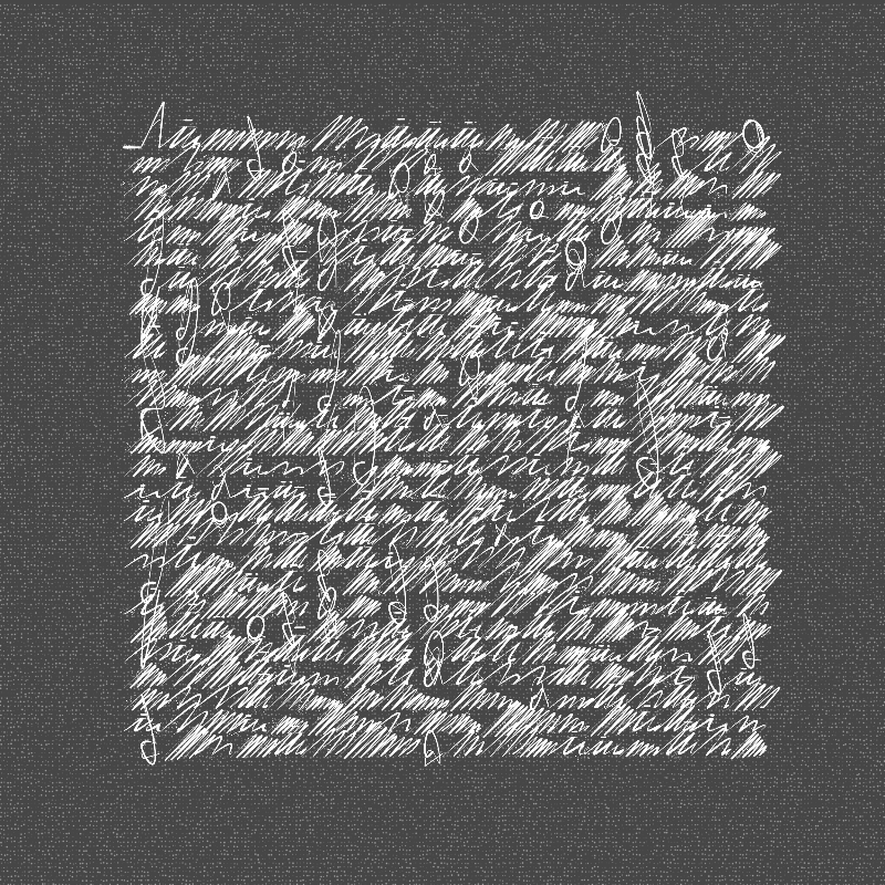 Asemic Kaleidoscope #9 static token preview