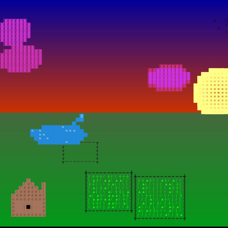 ascii landscapes 1 #4 static token preview