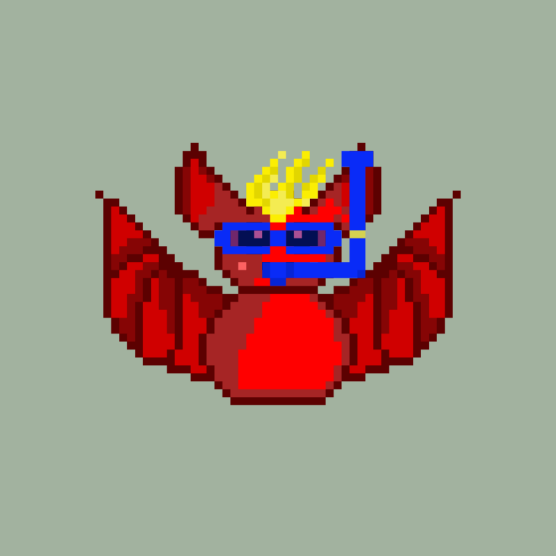 Generative Pixie Bat #21 static token preview