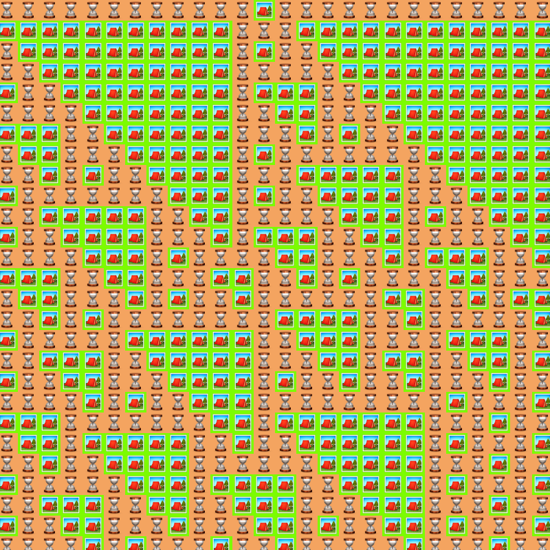 Elementary Cellular Emoji Automata #126 static token preview