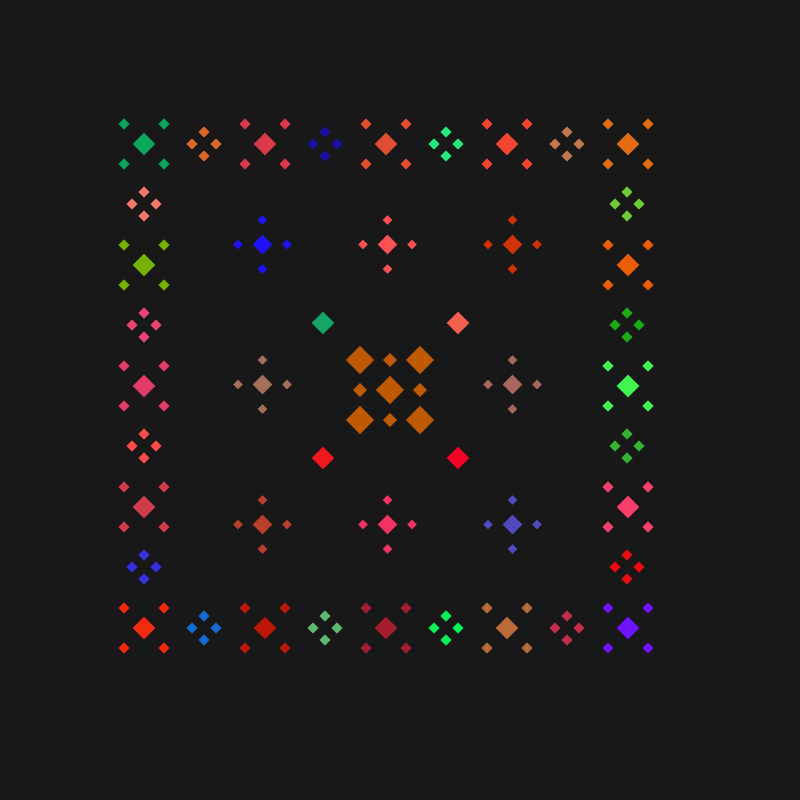 Rotated Squares #15 static token preview