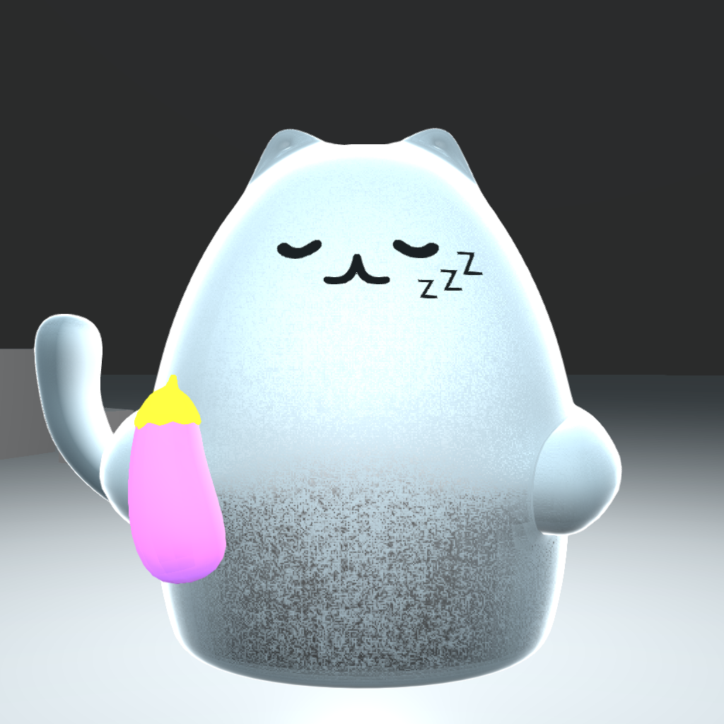 Glow Kitties #23 static token preview