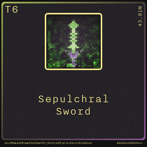 Gear for your quests - Sword #9 static token preview