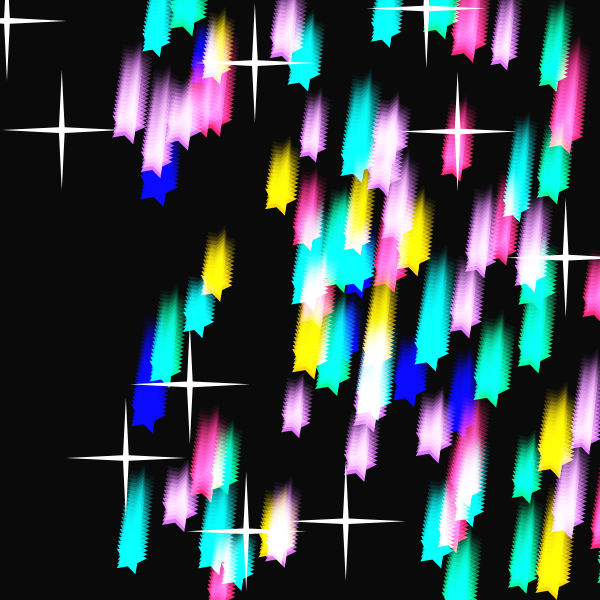 Shooting stars #16 static token preview