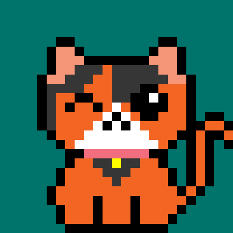 pixel cat #6 static token preview
