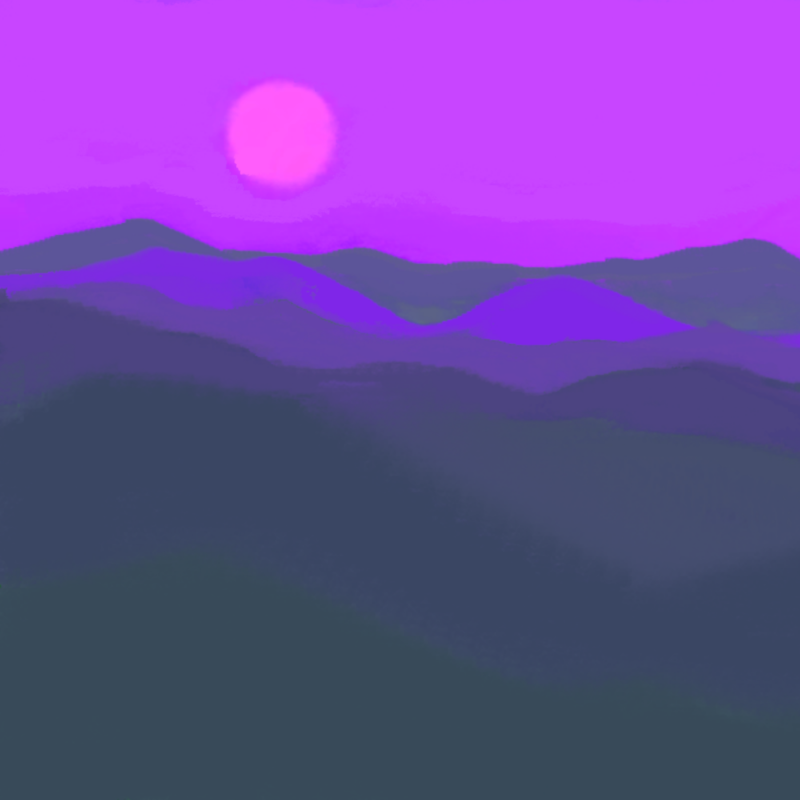 Colorful hills #7 static token preview