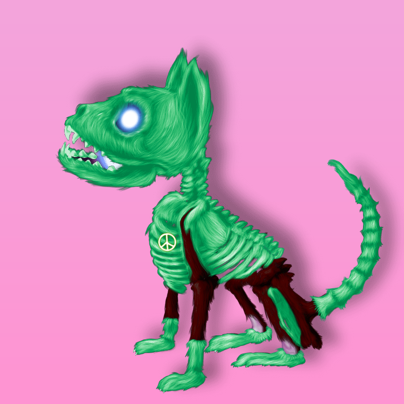 SkeleCats #23 static token preview