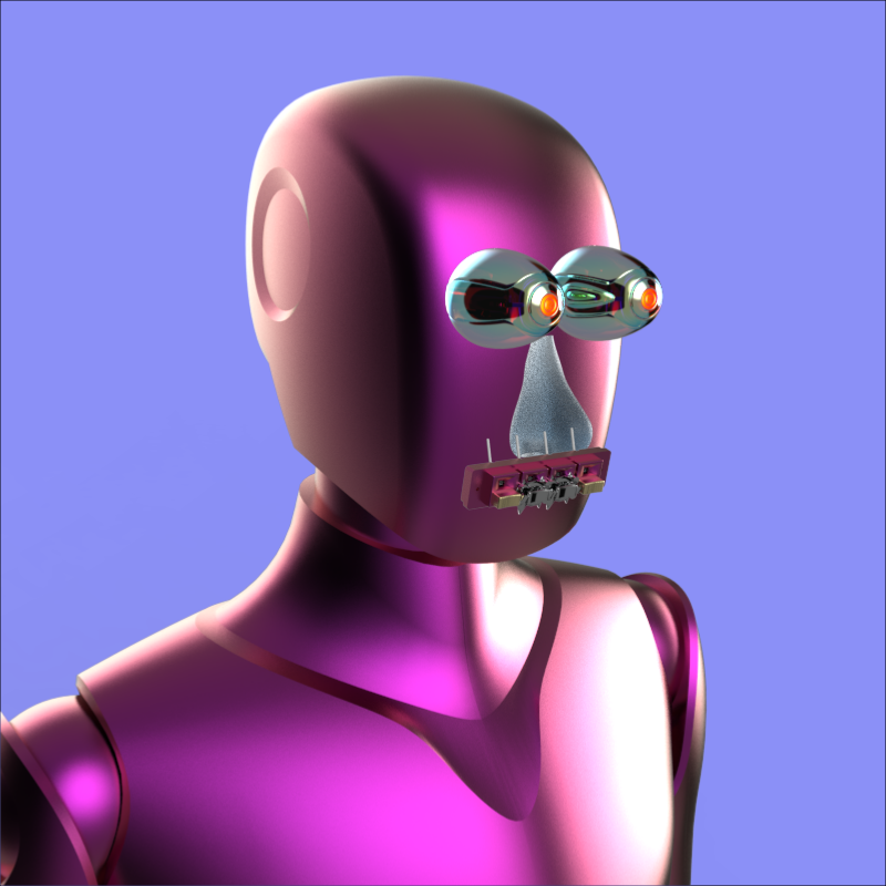 FXHASH ROBO AVATAR collection 1st sale #1 static token preview