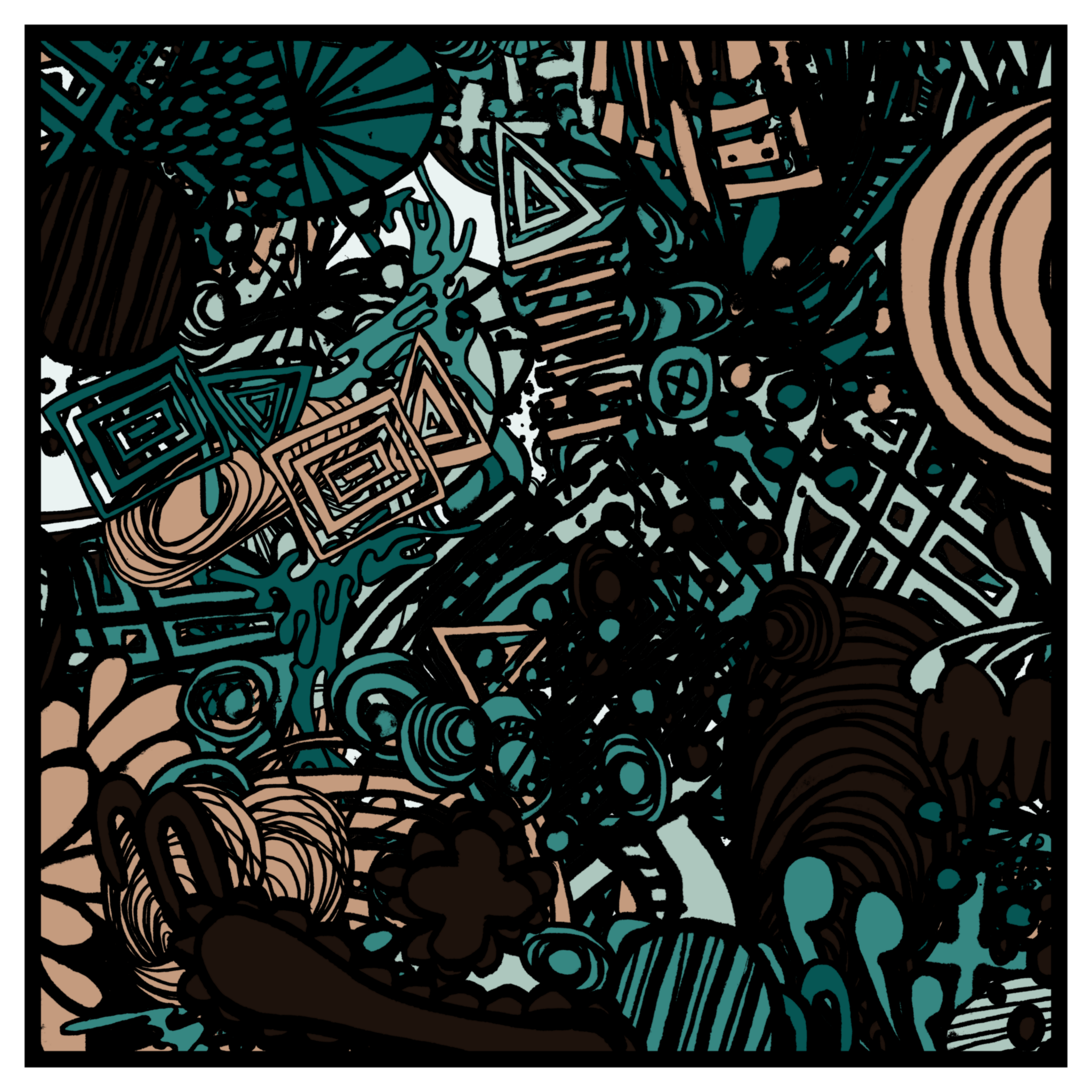 Teal Iron Elaphrosaurus #24 static token preview