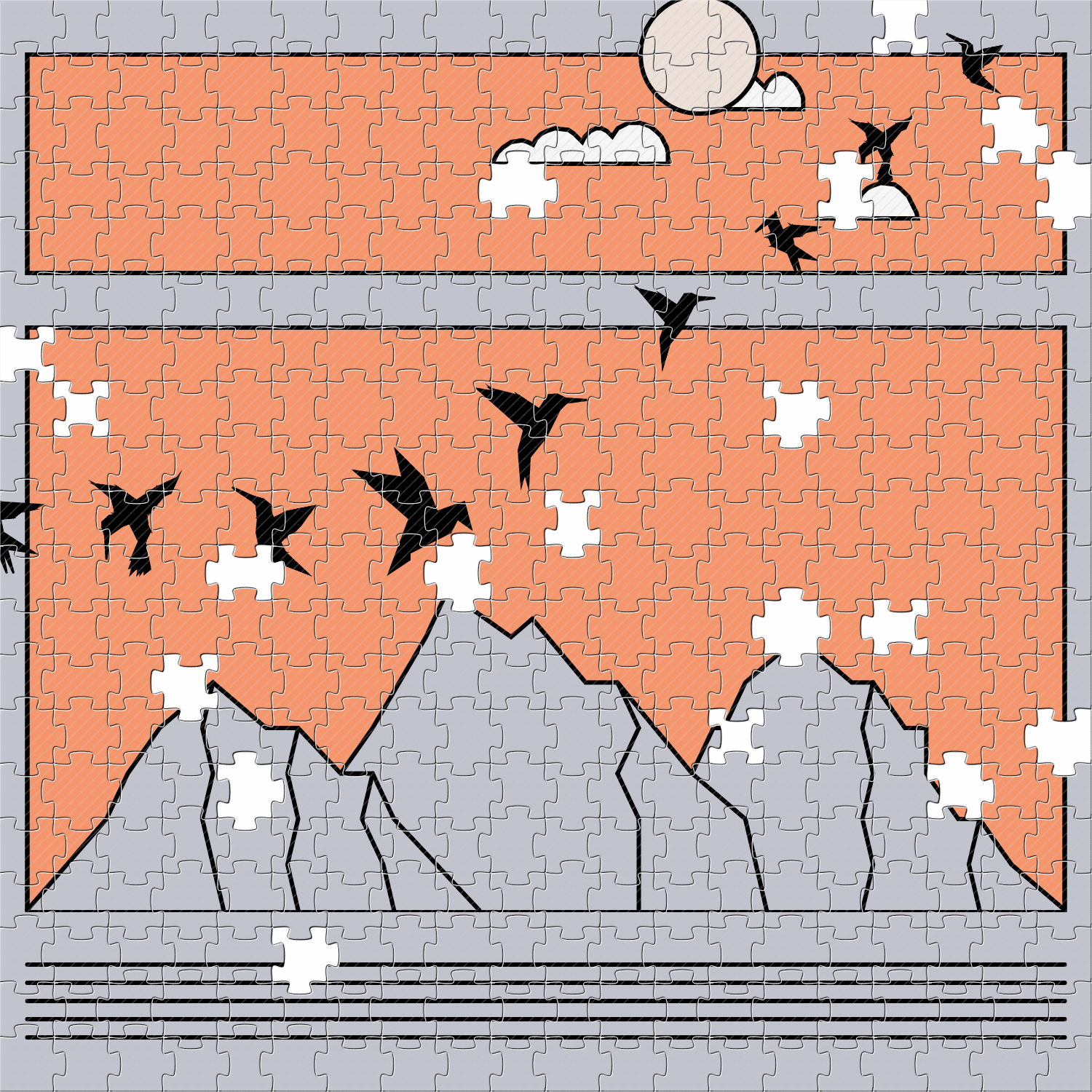 Puzzles & Birds #12 static token preview