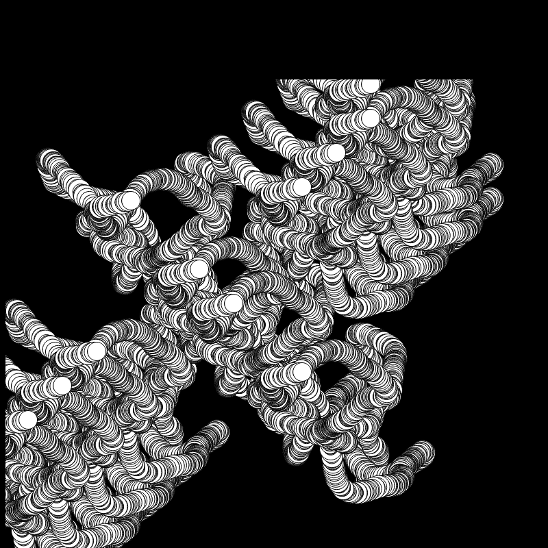 Perlin Worms Raving to Music #2 static token preview