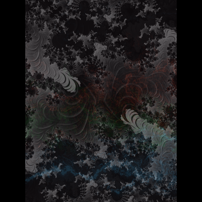 monochrome nebular fractal #15 static token preview
