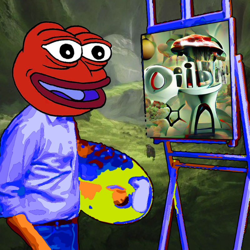 Pepe Ross goes AI #2 static token preview