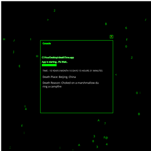Death Time Console App project preview